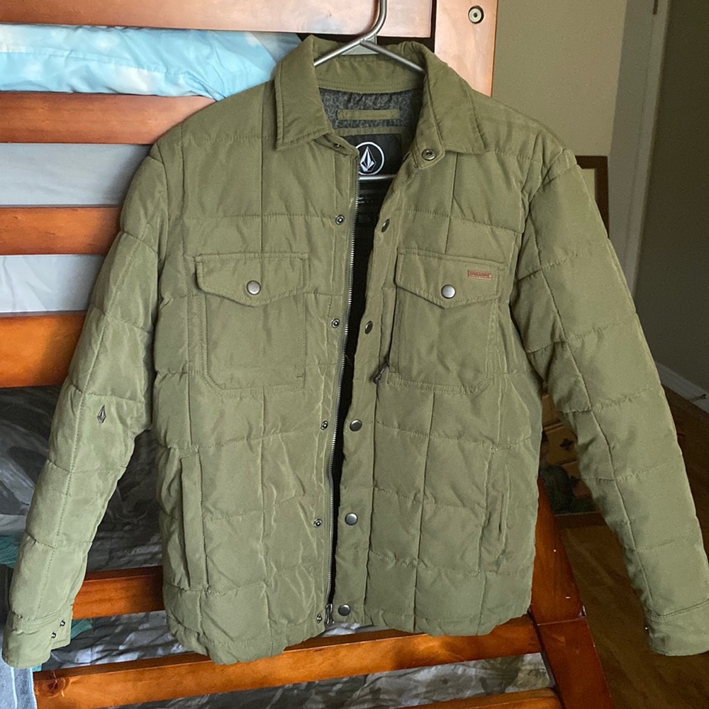 Volcom fleeming jacket size 12 youth boys